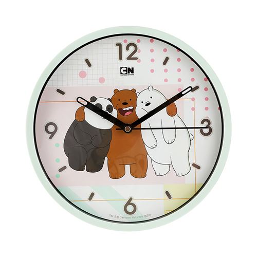 Horloge Miniso We Bare Bears Vert