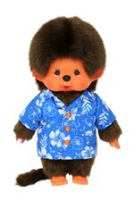 Peluche Monchhichi Hawaï 20 cm