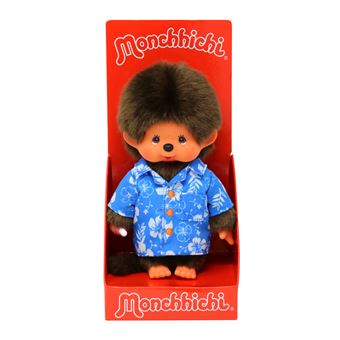 Peluche Monchhichi Hawaï 20 cm