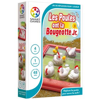 Jeu de réflexion Smartgames Les Poules ont la Bougeotte Junior - Jeux  classiques