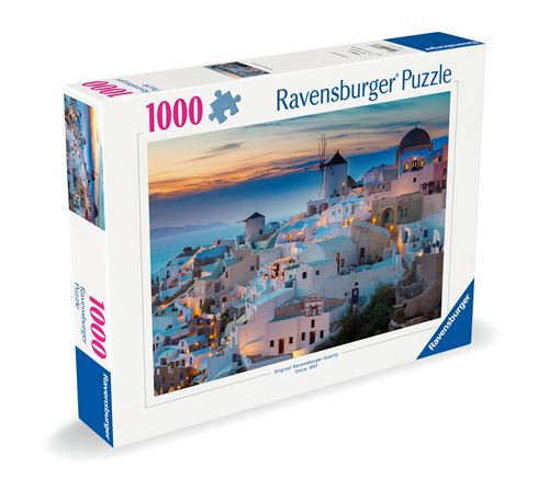 Puzzle 1000 pièces : Soirée à Santorin Ravensburger France - vue 2