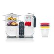 Robot cuiseur mixeur Babymoov 4 en 1 pour bébé A108459 Blanc