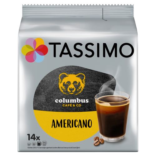 Paquet de 14 dosettes Tassimo Columbus Americano