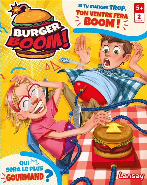 Lansay Multicolore Jeu Classique Burger Boom