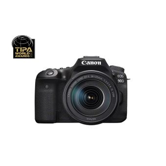 Appareil photo reflex Canon EOS 90D + objectif EF-S 18-135 mm f/3.5-5.6 IS USM