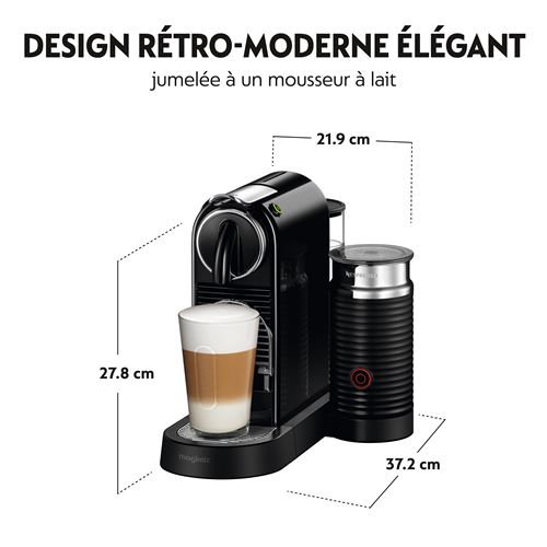 Machine à café Nespresso Citiz Noire MAGIMIX - Culinarion