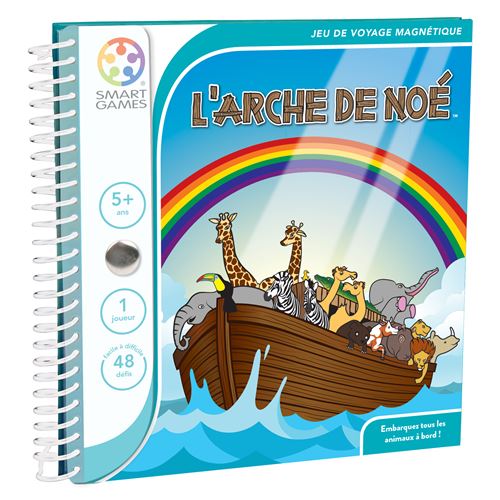 Jeu De Voyage Magnétique SmartGames SGT 240 FR-8 – Arche De Noé Avec 48 Défis - vue 2