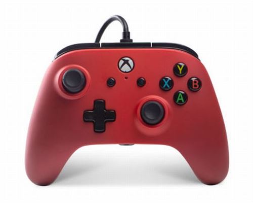 Manette Xbox One PowerA filaire Crimson Fade Rouge
