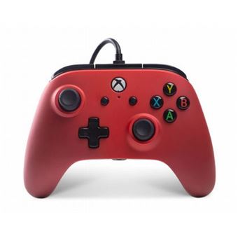 Manette Xbox One PowerA filaire Crimson Fade Rouge