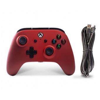 Manette Xbox One PowerA filaire Crimson Fade Rouge