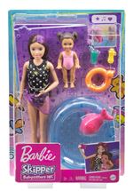 Coffret Barbie Skipper Baby-Sitter Piscine