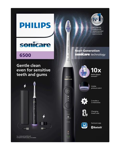 Brosse à Dents Électrique avec Application Philips Sonicare Hx7411/02 Noir