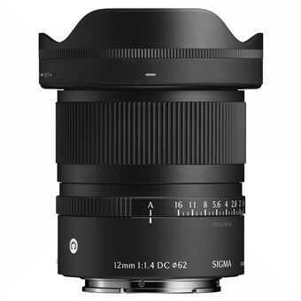 Objectif hybride Sigma DC Contemporary 12 mm f/1.4-16 Noir pour Monture Sony E
