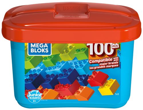 Jeu de construction Mega Bloks Junior Builders 100 pieces Autres jeux de construction Achat prix fnac