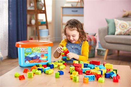 Jeu de construction Mega Bloks Junior Builders 100 pieces Autres jeux de construction Achat prix fnac