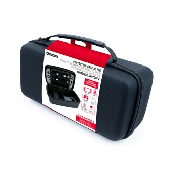 Pochette de protection Nacon Taille XL Noir pour Nintendo Switch™ 2 Nintendo Switch™ modèle OLED Nintendo Switch™ Lite Nintendo Switch™