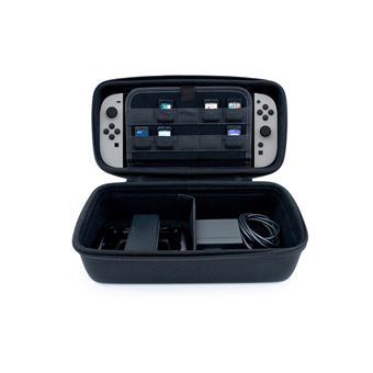 Pochette de protection Nacon Taille XL Noir pour Nintendo Switch™ 2 Nintendo Switch™ modèle OLED Nintendo Switch™ Lite Nintendo Switch™