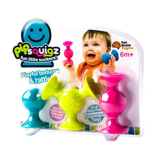 Jeu d &eacute;veil tomy pipsquigz 3 ventouses sensorielles 5020891