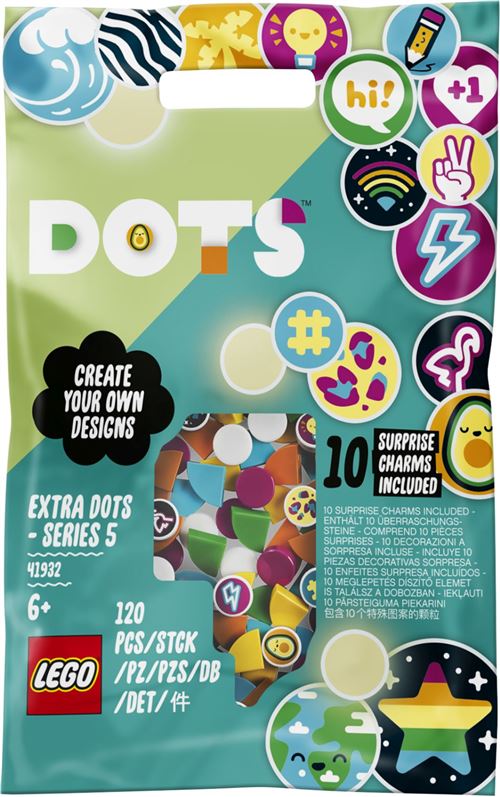 LEGO® DOTS™ 41932 Tuiles de décoration Dots Série 5