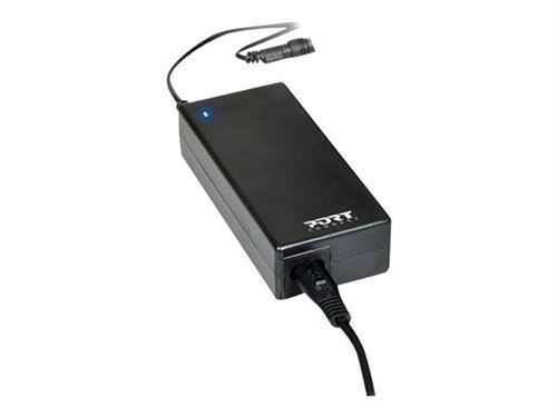 Chargeur universel Port Designs pour PC HP 90 W avec 5 embouts