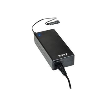 Chargeur universel Port Designs pour PC HP 90 W avec 5 embouts