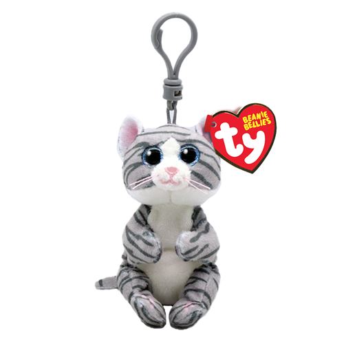 Ty Multicolore Porte-Clés En Peluche Beanie Bellies Mitzi Le Chat