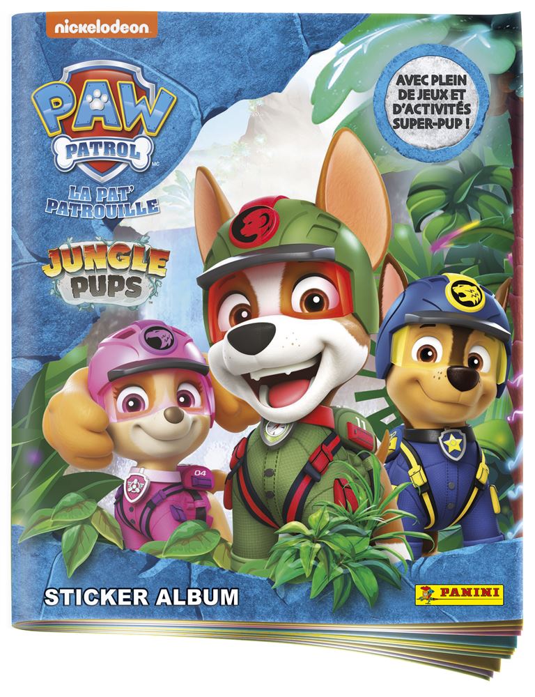 Album Panini Pat’Patrouille Le Film - 176 Stickers Dont 34 Pailletés + Poster