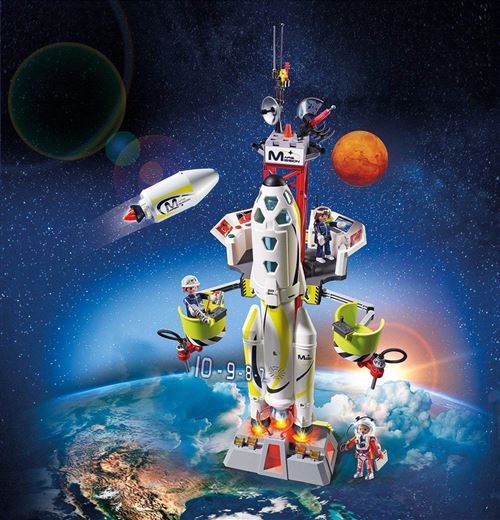 Playmobil 9487 - space - station spatiale mars - La Poste