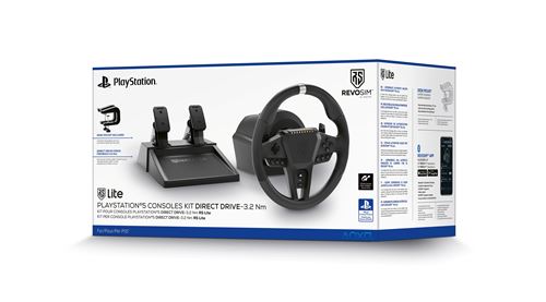 Pack Nacon Direct Drive 3.2 Nm RS Lite Noir pour consoles PS5 et PC