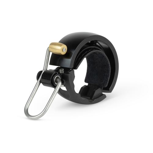 Sonnette de vélo Knog Oi Luxe Petit Noir, avertisseur sonore compact et élégant pour guidon de vélo - Image 6