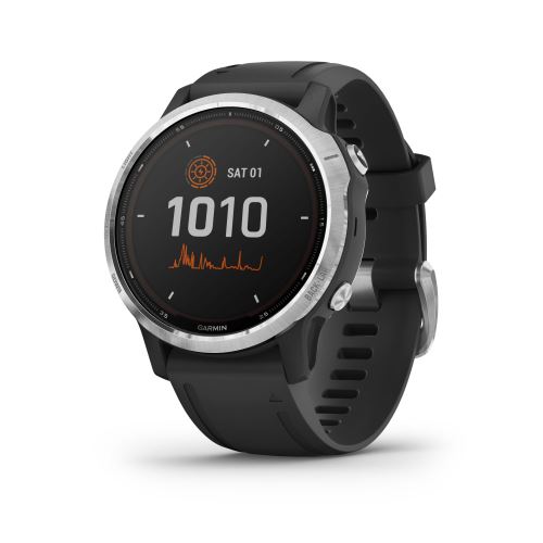 Montre connectée GPS Garmin Fenix 6S Solar Noir