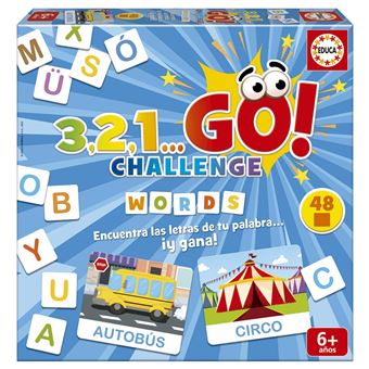 Jeu classique Educa 3,2,1 Go! Challenge Words