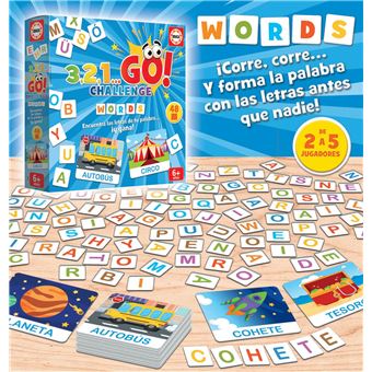 Jeu classique Educa 3,2,1 Go! Challenge Words