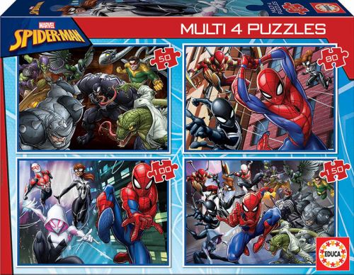 Educa Borras Educa Puzzle Progressif 4-En-1 Spider-Man - Image 3