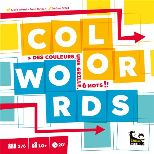 Jeu d’ambiance Bankiiiz Editions Color Words