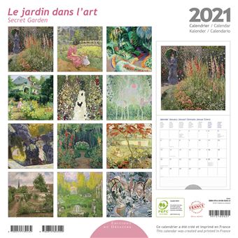 Calendrier Unicef 2021 Désastre Le jardin dans l’art 30 x 30 cm