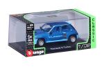 Voiture Bburago Street Fire Renault 5 Turbo 1:32 Bleu