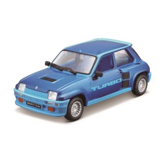 Voiture Bburago Street Fire Renault 5 Turbo 1:32 Bleu