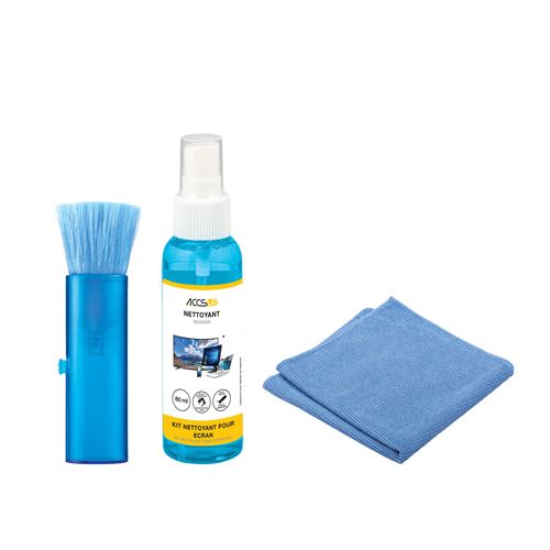 Kit nettoyant Accsup pour écran TV CK60 Temium 2 x 60 ML