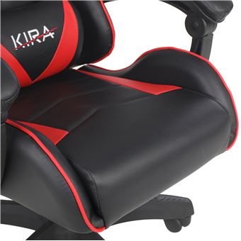 Siège gaming Kira Nagamaki Rouge et noir