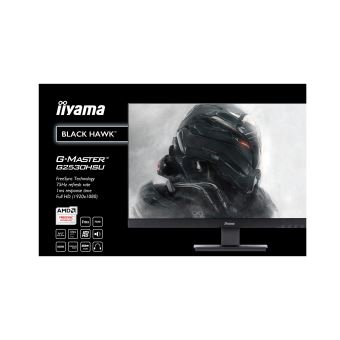 Iiyama イイヤマ　G2530HSU BLACK HAWK 24.5インチ iiyama - G-MASTER G2530HSU-B1 Black Hawk – get in the game