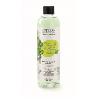 Recharge bouquet parfumé Esteban Citronnelle menthe 250 ml