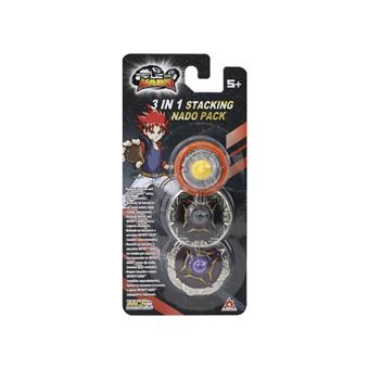Jeu de plein air Infinity Nado Mini toupie et 2 anneaux empilables Modèle aléatoire