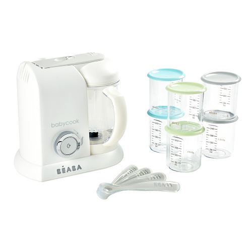 Pack robot préparation bébé avec accessoires Béaba Babycook® Blanc