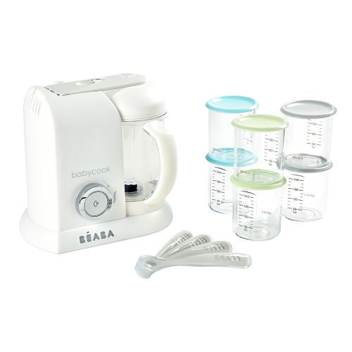 Pack Robot Preparation Bebe Avec Accessoires Beaba Babycook Blanc Produits Bebes Fnac