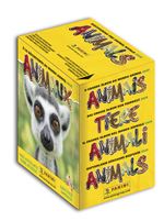 Jeu de cartes Panini Boîte Animaux 50 pochettes