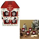 BOUGIE PARFUMEE X4 MAISON DE NOEL M6