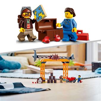 LEGO® City 60342 Le défi de cascade L’attaque des requins