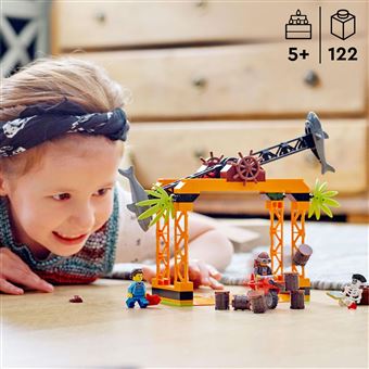 LEGO® City 60342 Le défi de cascade L’attaque des requins