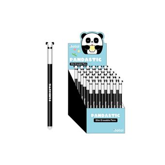 Stylo à bille effaçable slim Itotal Panda Noir et Blanc